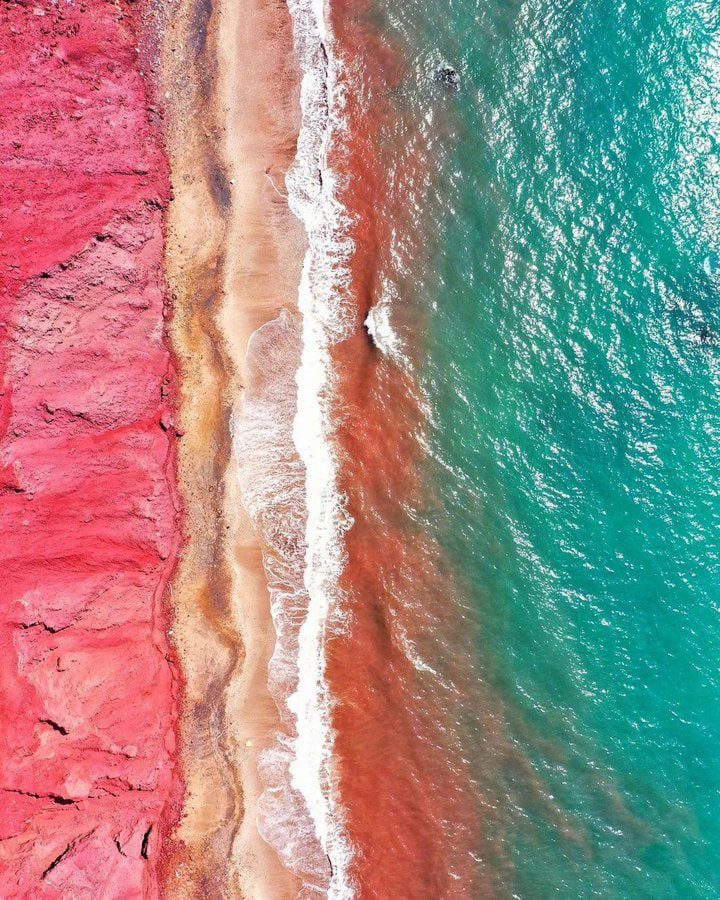 رنگ ساحل هرمز - پایگاه اطلاع رسانی آژنگ